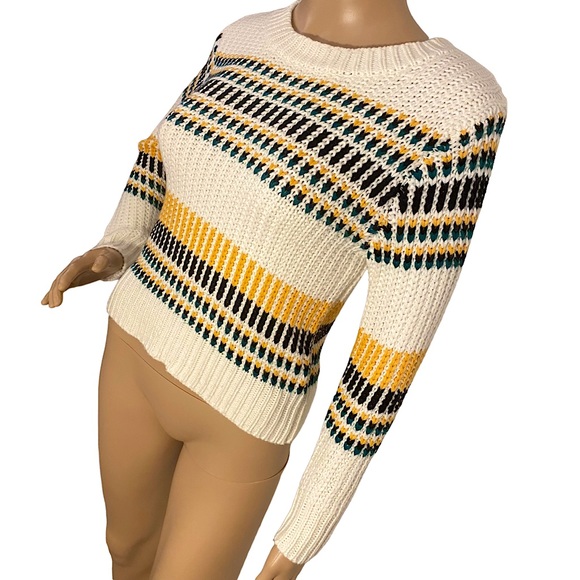 CHELSEA & VIOLET | GIRLSโ STRIPED SWEATER SZ L - Picture 5 of 11